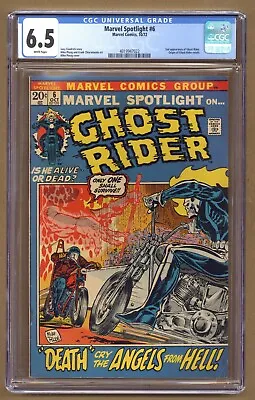 Buy Marvel Spotlight 6 (CGC 6.5) 2nd App. Ghost Rider Origin Retold Ploog 1972 X321 • 87.08£