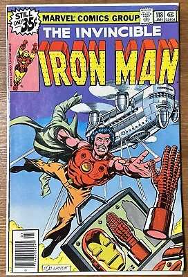 Buy Iron Man #118 Marvel, 1979 1st Appearance Of James Jim Rhodes (War Machine) Key • 32.16£