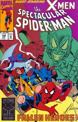 Buy Spectacular Spider-Man Peter Parker #199 VG 1993 Stock Image Low Grade • 2.40£