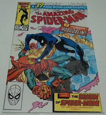 Buy AMAZING SPIDER-MAN #275 (Marvel 1986) HOBGOBLIN (FN/VF) Origin Reprint By Ditko • 6.80£