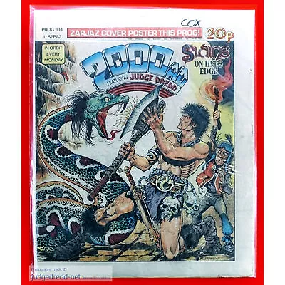 Buy 2000AD Prog 334 Comic Book Issue 17 9 1983 UK  + 1 Comic Bag And Board (Lot 560 • 7.99£