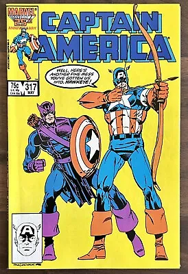 Buy 1986 Marvel Captain America #317 • 7.11£