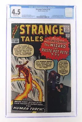Buy Strange Tales #110 - Marvel Comics 1963 CGC 4.5 1st Appearance Of Doctor Strange • 2,328.42£