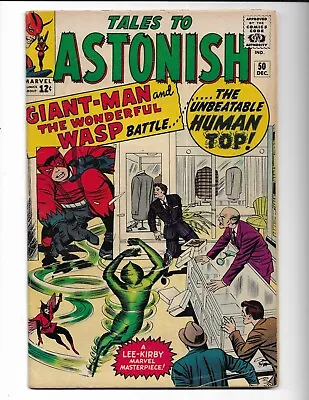 Buy Tales To Astonish 50 - Vg+ 4.5 - 1st Appearance Of Human Top - Wasp (1963) • 68.93£