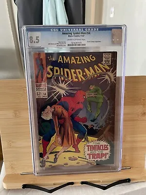 Buy Amazing Spider-Man 54 CGC 8.5 • 265£