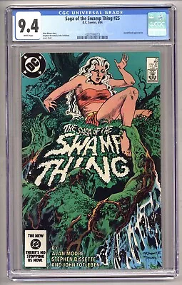 Buy Saga Of The Swamp Thing 25 (CGC 9.4) Jason Blood Appearance 1984 DC Comics P139 • 79.67£