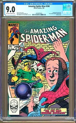 Buy Amazing Spider-Man #245 (1984) CGC 9.0  OW/W  Stern - Frenz   Thunderball  • 31.53£