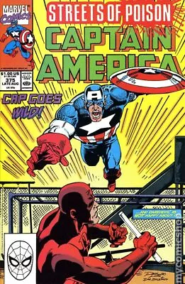 Buy Captain America #375 VF 8.0 1990 Stock Image • 7.56£