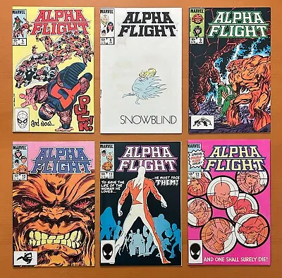 Buy Alpha Flight #5, 6, 9, 10, 11 & 12 (Marvel 1983) 6 X FN+ To VF+ Comics • 29.50£