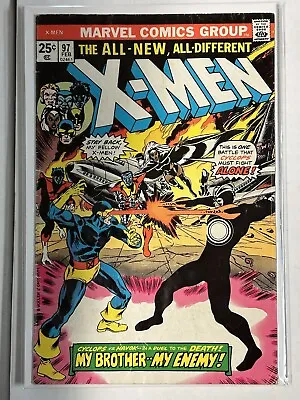 Buy UNCANNY X-MEN #97 - 1976 - 1st Lilandra - Mid Grade Bronze Age X-Men Key - MCU • 63.06£