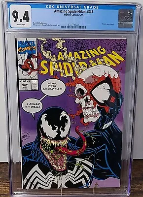 Buy Amazing Spider-Man 347  CGC 9.4  NM  White Pages  Venom Appearance • 118.27£
