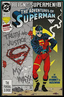 Buy Adventures Of Superman #501 (1993) 1st Cover Conner Kent Superboy Variant Dc Nm • 4£