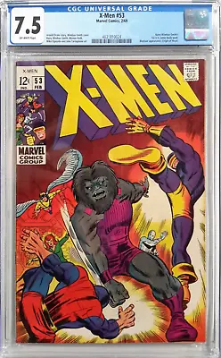 Buy 🔥uncanny X-men #53 Cgc 7.5*(1969 Marvel)*1st Barry Windsor Smith Art*silver Age • 118.30£