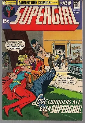 Buy Adventure Comics #402 Dc 1971 The New Supergirl  Love Conquers All  + Tracey Vf- • 10.36£