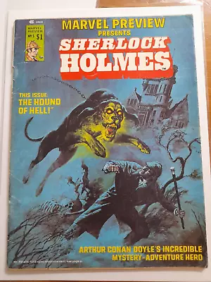Buy Marvel Preview #5 Mar 1976 VGC 4.0 Sherlock Holmes • 9.99£