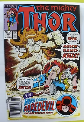 Buy Thor #392 - 1st Appearance Of Kevin Masterson & Quicksand - VF - Marvel • 7.94£