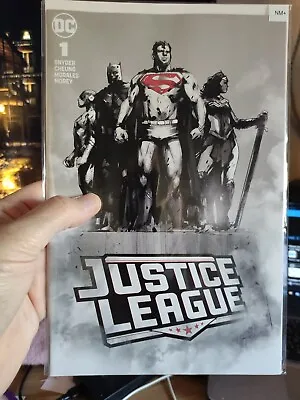 Buy Justice League #1 Jetpack Comics/forbidden Planet Jock B&W Variant • 10£