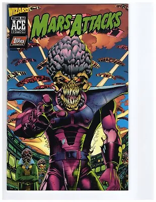 Buy Wizard Ace Edition # 11 Mars Attacks NM 9.4 White Pages 1996 Topps  • 10.24£