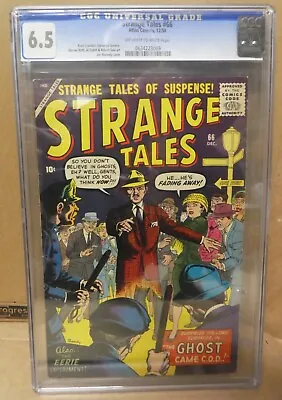 Buy Atlas Marvel Comics Strange Tales 66 CGC  FN+ 6.5 1958 Horror Ghost On C O D • 529.99£