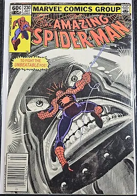 Buy The Amazing Spider-Man #230 Marvel 1982 Juggernaut, Madame Web Newsstand 7.5 VF- • 31.53£
