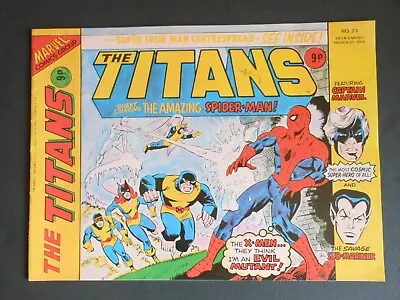 Buy Vintage THE TITANS Comic No. 23 27 March 1976 Marvel Comics Group 36 Pages (1) • 4.45£