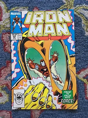 Buy Vtg Iron Man #223 Face To Face With Force 1987 Marvel Comic Book Blizzard • 5.19£