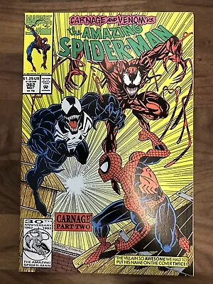 Buy The Amazing Spider-man Issue #362 ***venom & Carnage Savage Alliance*** Grade Nm • 30.99£