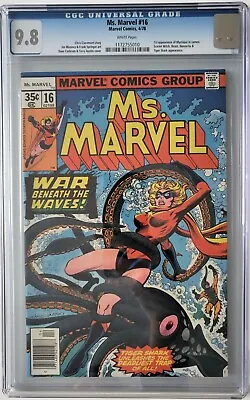 Buy Ms. Marvel #16 Comic Book CGC 9.8 (1st Appearance Of Mystique In Cameo) • 690£