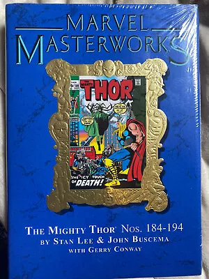 Buy Marvel Masterworks THOR Variant Marble Ed Vol 158 SEALED 1090 Printed VERY RARE • 55.97£