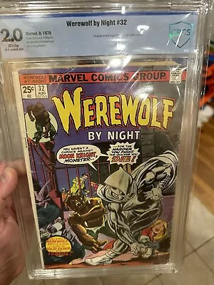 Buy Werewolf By Night #32 GD 2.0 1975 1st App. Moon Knight • 478.91£