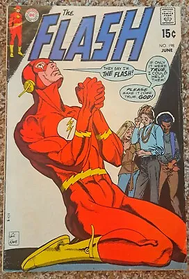 Buy DC The Flash #198 June 1970  VG/FN 1st Solo Zatanna Story • 28.15£