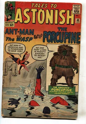 Buy TALES TO ASTONISH #48--1st Porcupine--comic Book--1963--ANT MAN--G/VG • 86.97£