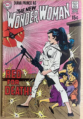 Buy Wonder Woman #189 July-Aug 1970 Vs Dr Cyber Diana Prince Lots Of Pictures • 24.99£
