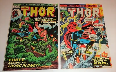 Buy Thor #227,228 Firelord  F/vf  Ego  1974 • 14.39£