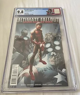 Buy Ultimate Fallout #4 2nd Print CGC 9.8 1st Full Appearance Miles Morales • 200£