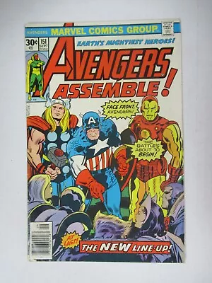 Buy 1976 Marvel Comics The Avengers #151 • 10.35£