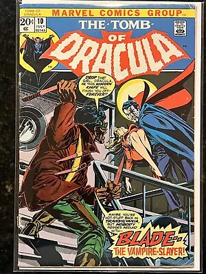 Buy TOMB OF DRACULA #10. 2.5 CGC 1ST APP OF BLADE! Cover Detached • 339.17£
