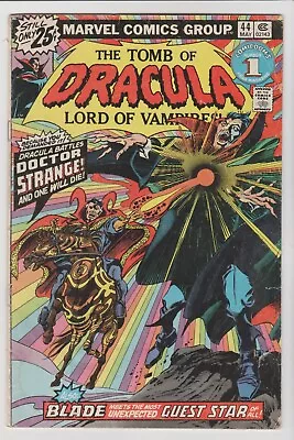 Buy Tomb Of Dracula  #44  ( Vg   4.0  )  Lord Of Vampires Vs Lord Of Tne Mystic Arts • 4.77£