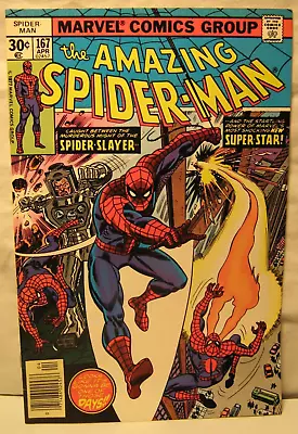 Buy The Amazing Spider-man Marvel Comics 167 8.0 • 9.50£