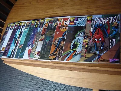 Buy WIZARD 1/2's  Lot Of 14 Spider-Girl Silver Surfer Vampirella Witchblade  VF/NM • 55.97£