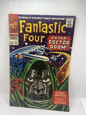 Buy Fantastic Four #57 (Marvel Comics, 1966) Doctor Doom Iconic Cover! See Pics • 78.64£
