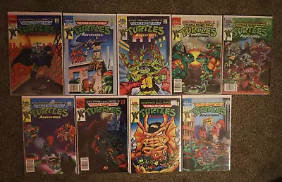Buy Teenage Mutant Ninja Turtles Adventures 1989 ALL Issues 21-29 VF-VF+ • 55.97£
