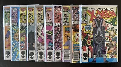 Buy Uncanny X-Men Lot Of 10 | #200-#215 1985-1987 Marvel Comics • 80.42£
