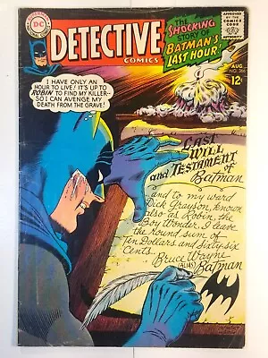 Buy Detective Comics #366 W/batman Dc Comics Aug 1967 Carmine Infantino Art Vg/f 5.0 • 11.91£
