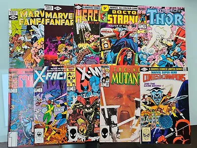 Buy Lot Of 10 1980s Marvel Comics (some Key) Inc Thor 339 X-Factor 1 New Mutants 26 • 27.50£