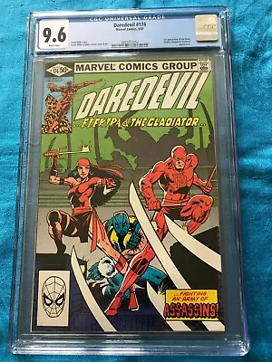 Buy Daredevil #174 - Marvel - CGC 9.6 NM+ - Frank Miller Story And Art -1st App Hand • 154.13£