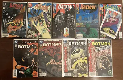Buy Batman 400s & 500s Lot Of 9 Set 1989-1998 • 19.99£