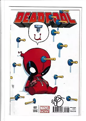 Buy ⭐️ Signed ⭐️ DEADPOOL #1 YOUNG BABY Comics • 34.99£
