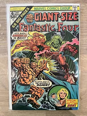 Buy Marvel Comics Fantastic Four #6 Giant Size Bronze Age • 14.99£