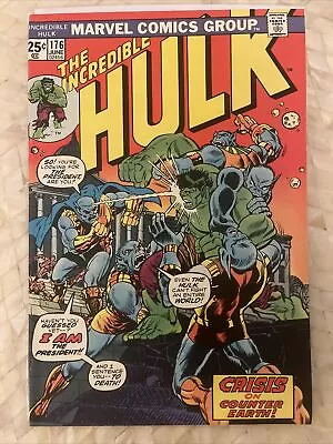 Buy The Incredible Hulk #176 Marvel 1974 - Comics Book Adam Warlock • 15.25£